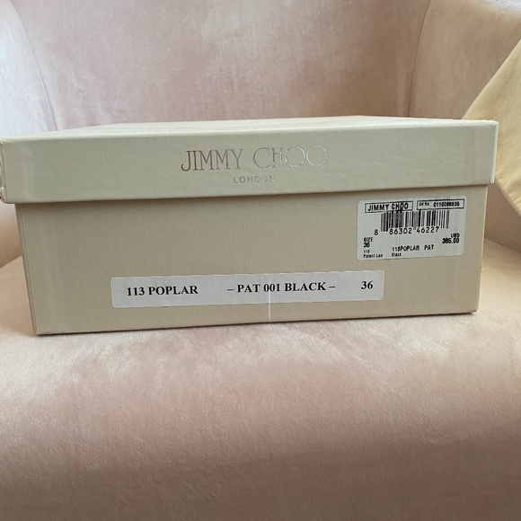 Jimmy Choo Black Patent Leather Sandal - Picture 7 of 11